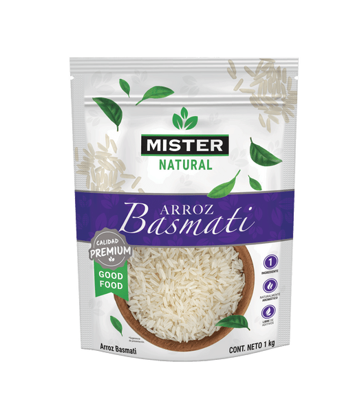 Arroz Basmati 1kg Mister Alimentos