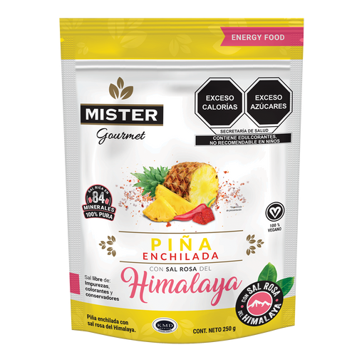 Piña Enchilada con Sal Rosa del Himalaya (250g)