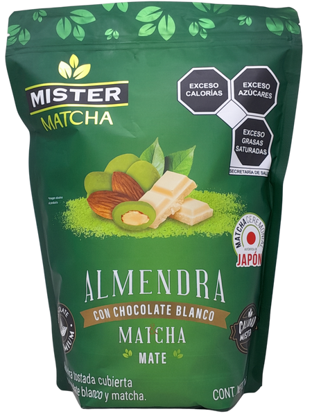 Almendra Cubierta con Chocolate Blanco & Matcha (1kg)