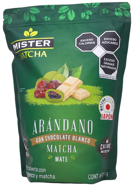 Arándano Cubierto con Chocolate Blanco & Matcha (1kg)