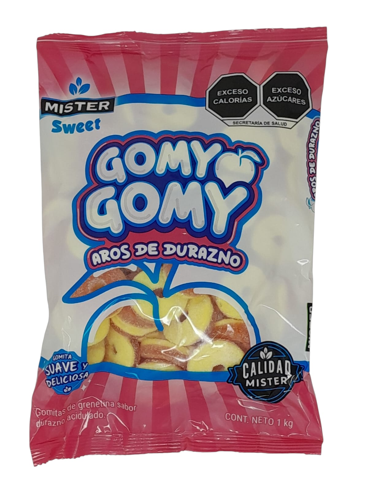 Gomy Gomy Aros de durazno (1kg)