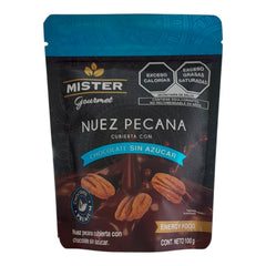 Nuez Pecana Cubierta con Chocolate sin Azúcar (100g)