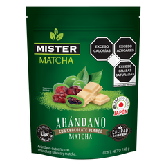 Arándano con Chocolate Blanco & Matcha 250 gr
