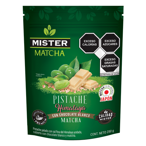Pistache Cubierta con Chocolate Blanco & Matcha (250g)