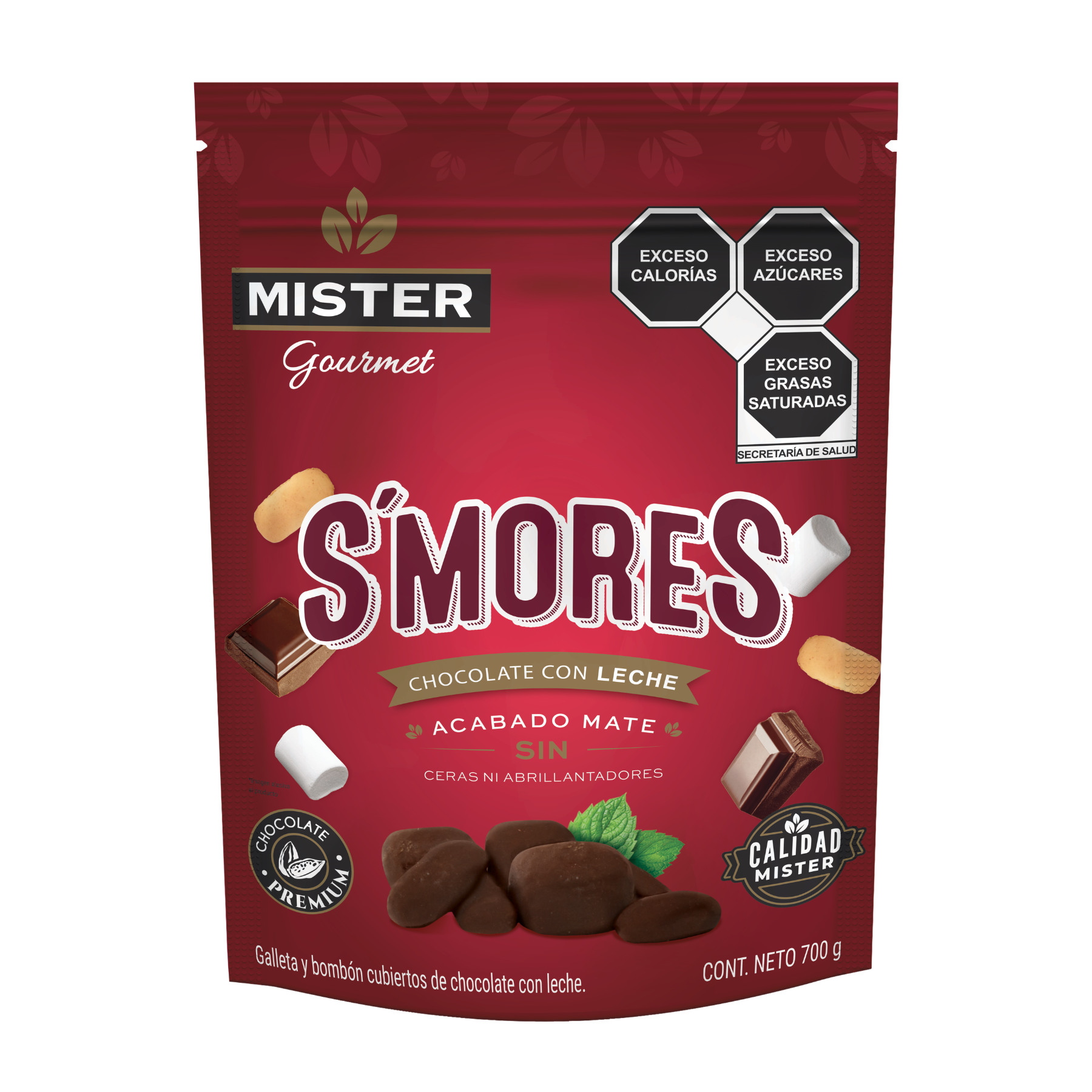 S'mores chocolate con leche acabado mate 700 gr