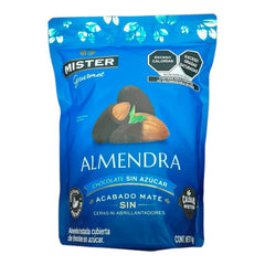 Almendra con Chocolate sin Azúcar acabado Mate 1kg