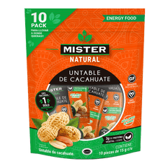10 Pack Crema de Cacahuates Mister Gourmet
