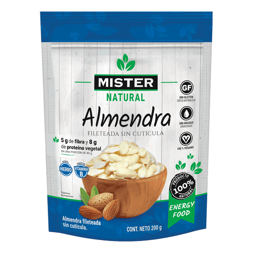 Almendra Fileteada sin Cutícula (200g)