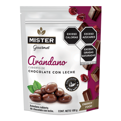 Arándano con chocolate con Leche 100g