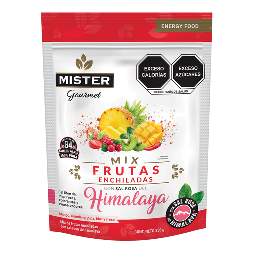Mix Frutas Enchiladas con Sal Rosa del Himalaya