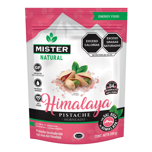 Pistache Horneado con Sal Rosa del Himalaya 250g