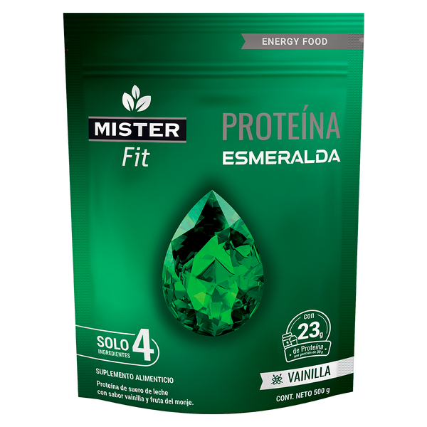 Proteína Esmeralda - Vainilla (500g) – Mister Alimentos