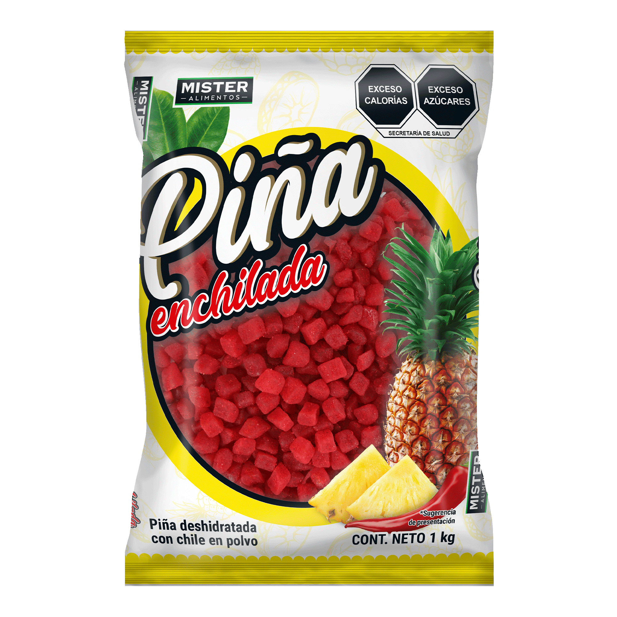 Piña Enchilada (1kg) – Mister Alimentos