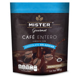 Café Entero Cubierto con Chocolate sin Azúcar (100g)